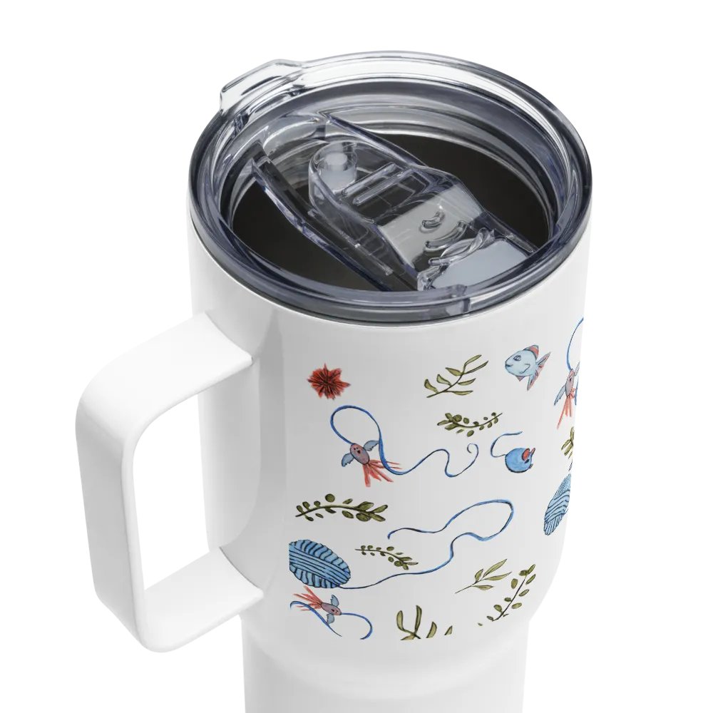 Playful Kitty Travel Mug product image (2)