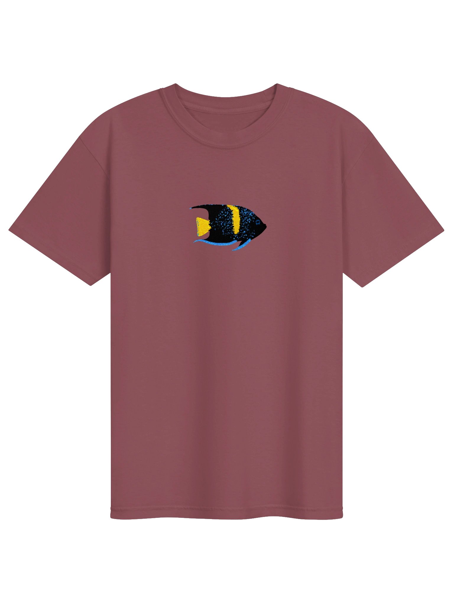 Asfur Angelfish Embroidered Premium Shirt | Saltwater Reef Aquarium Fish & Marine Life Apparel product image (25)