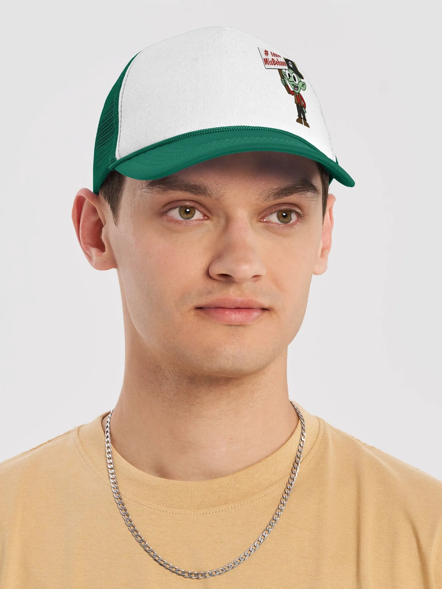 MisBehave Trucker Hat grn product image (5)