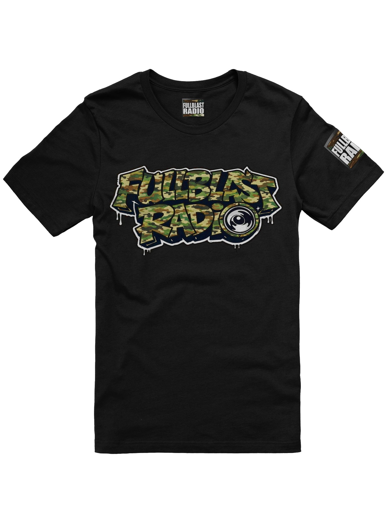 Fullblastradio Camo Design Tee product image (4)
