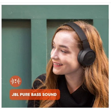 JBL Tune 510BT - Bluetooth headphones with up to 40 hours battery, microphone for call, foldable and comfortable, Android and iOs compatible (Black) product image (4)