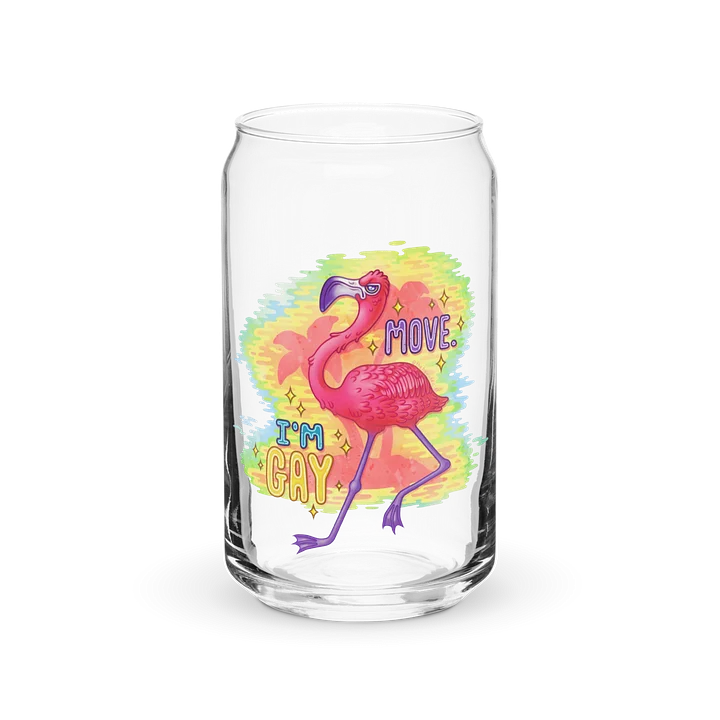 Move, I'm Gay Can-Shaped Glass product image (2)