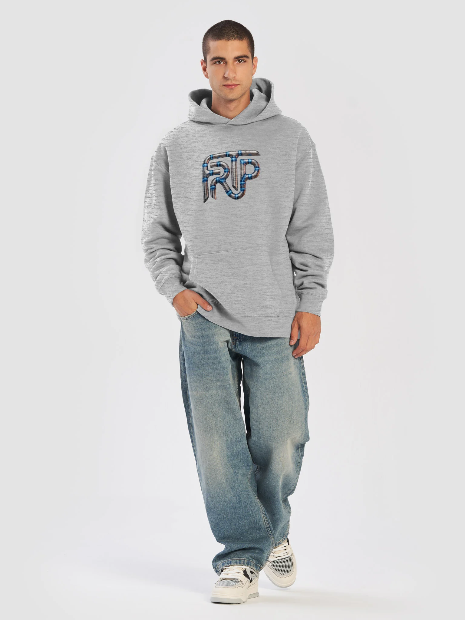 New Logo Grey Hoodie product image (5)