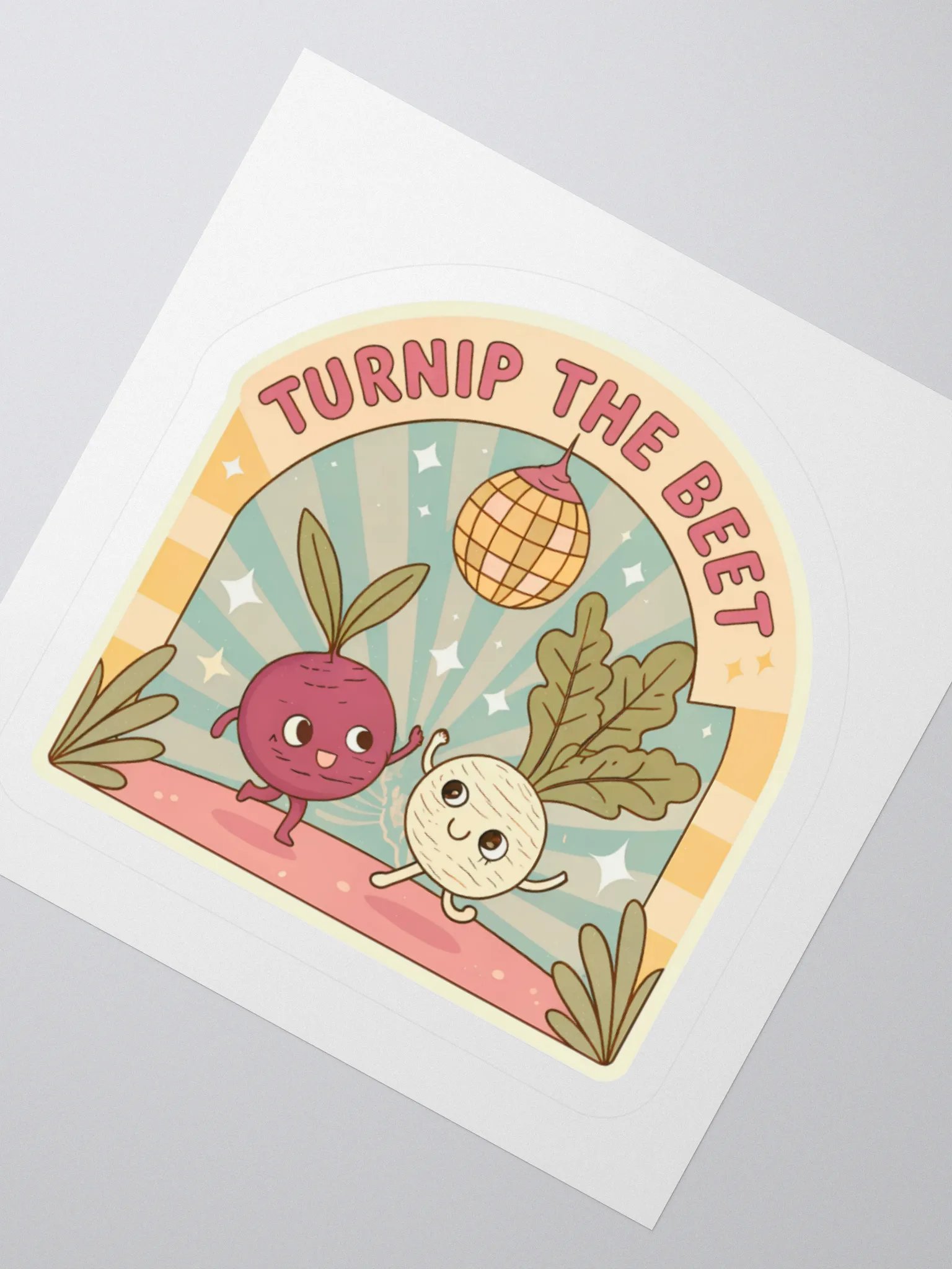 Turnip the Beet Kiss Cut Stickers product image (4)