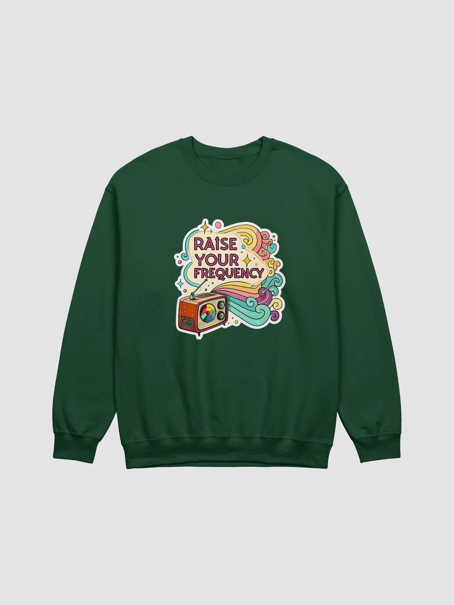 Raise Your Frequency Retro TV Sweatshirt product image (1)