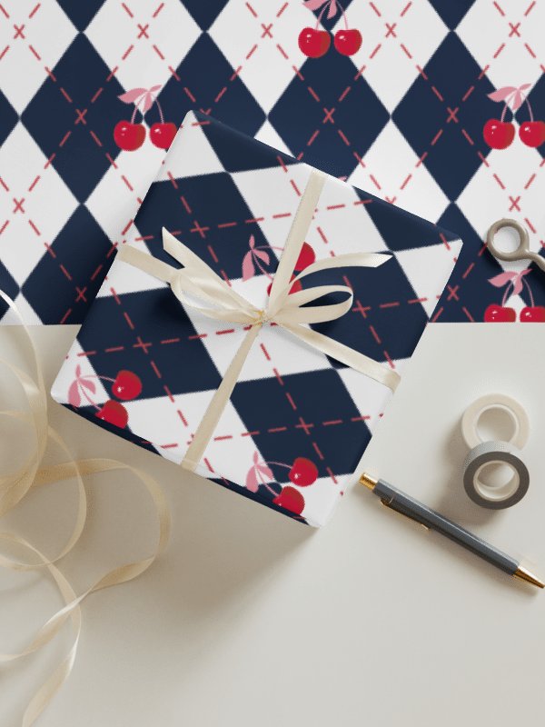 Abstract Cherry Wrap Set (Set of 3) product image (1)