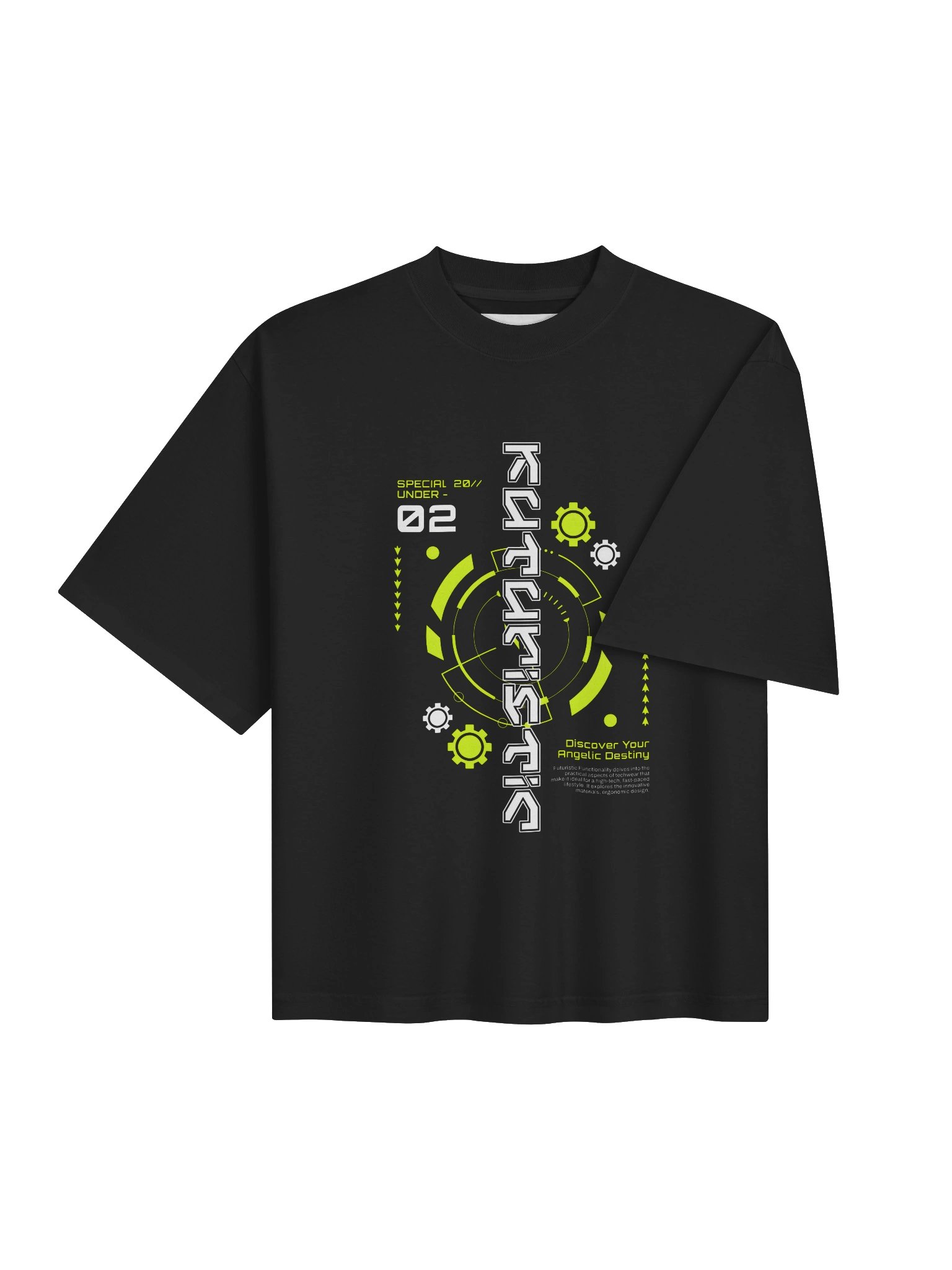 Cyberpunk Graphic Oversized T-Shirt product image (4)