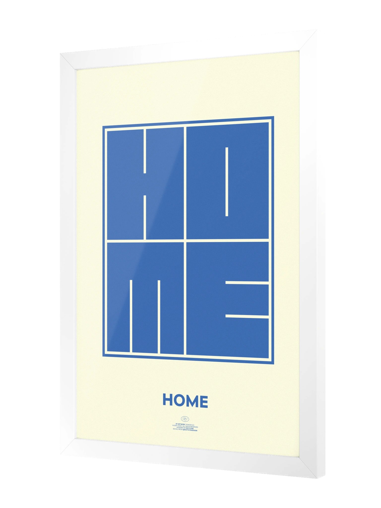 "HOME" Framed Poster product image (4)