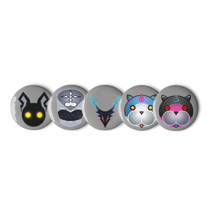 Kingdom Hearts Emoji Pin Set product image (3)