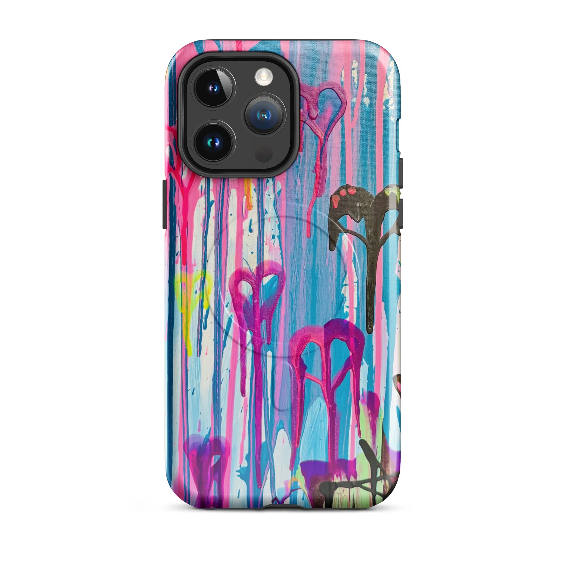 Dripping Hearts iPhone® Case MagSafe® product image (2)
