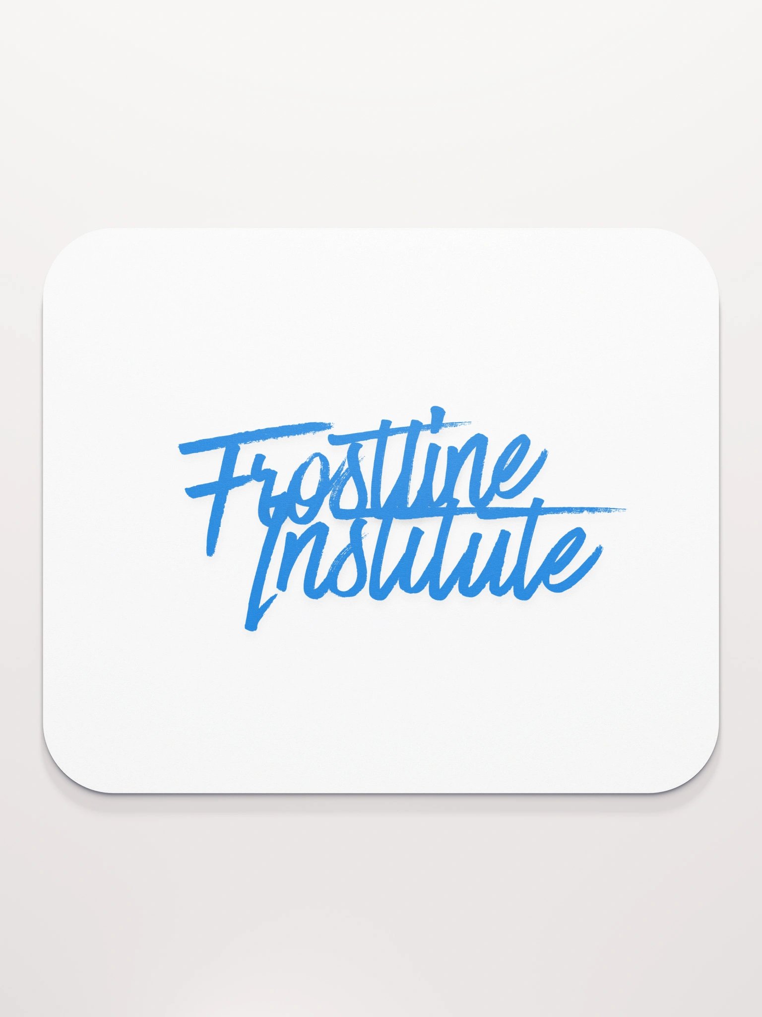 Frostline Logo Mouse Pad White product image (2)