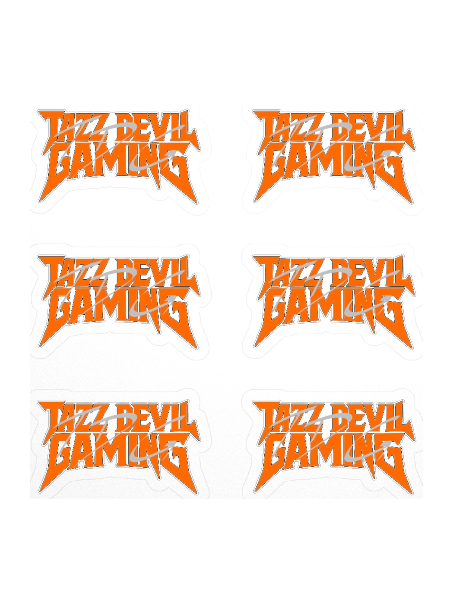 Tazz Devil Gaming Signature Logo Sticker product image (2)