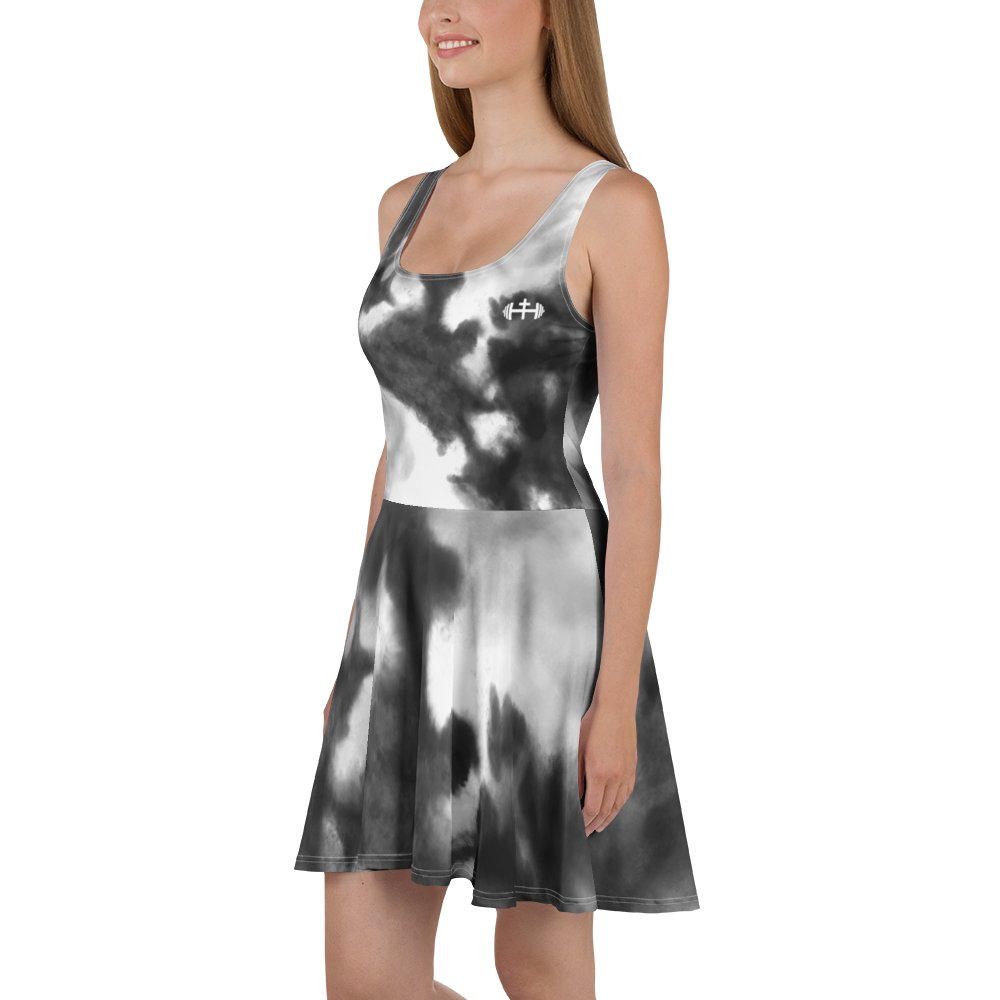 His House Womens Performance Dress - B&W Tie Dye product image (1)