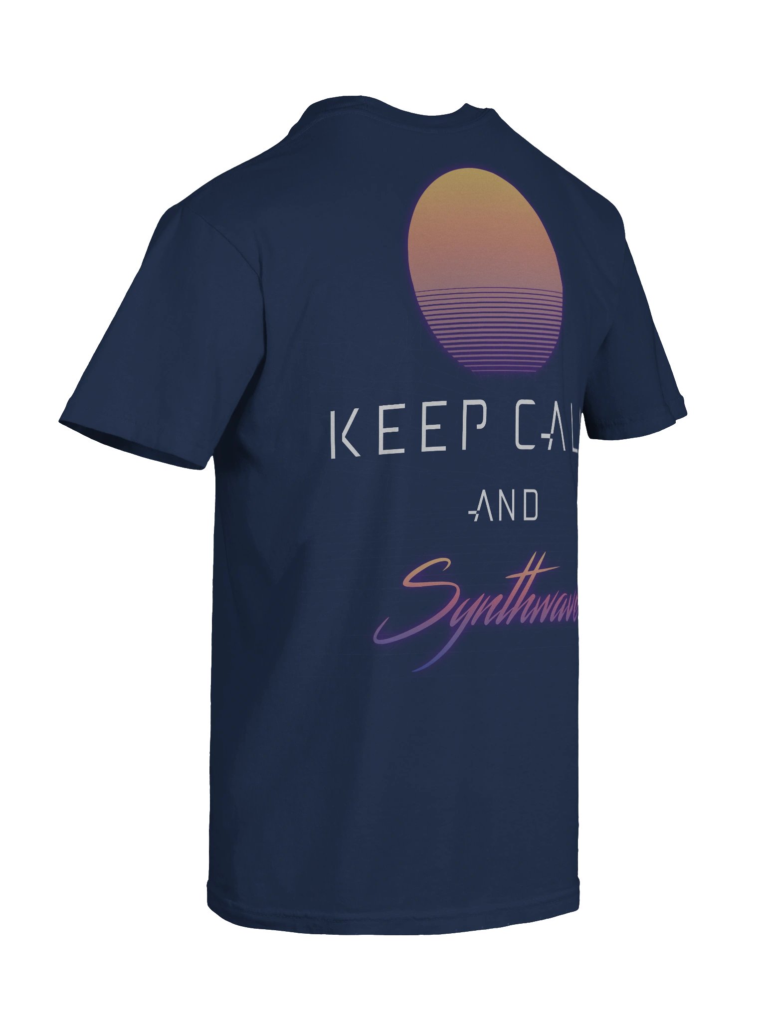Keep Calm and Synthwave Men's Tee product image (10)