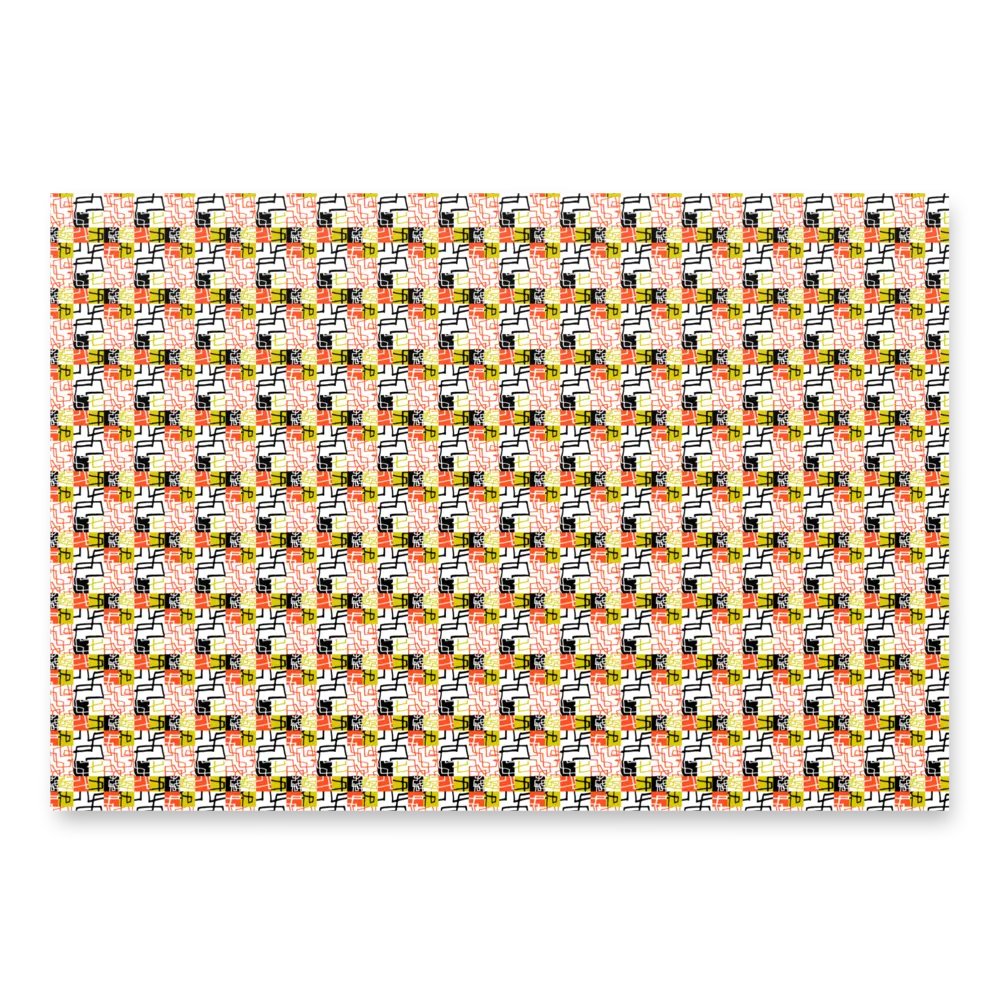 Symmetry in Color: Abstract Wrapping Paper Set product image (5)