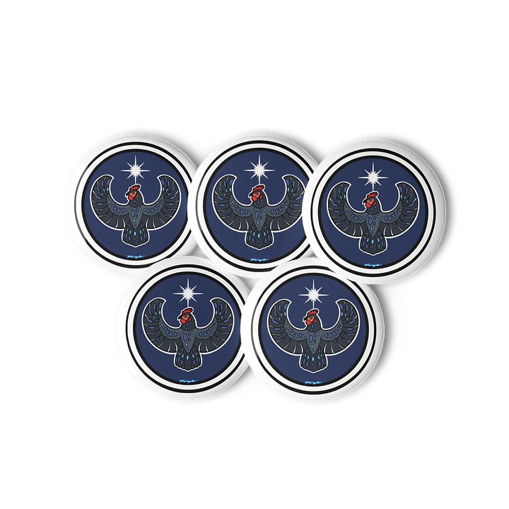 Delaware Blue Hen- Resistance. DE. (5-pack buttons) product image (2)