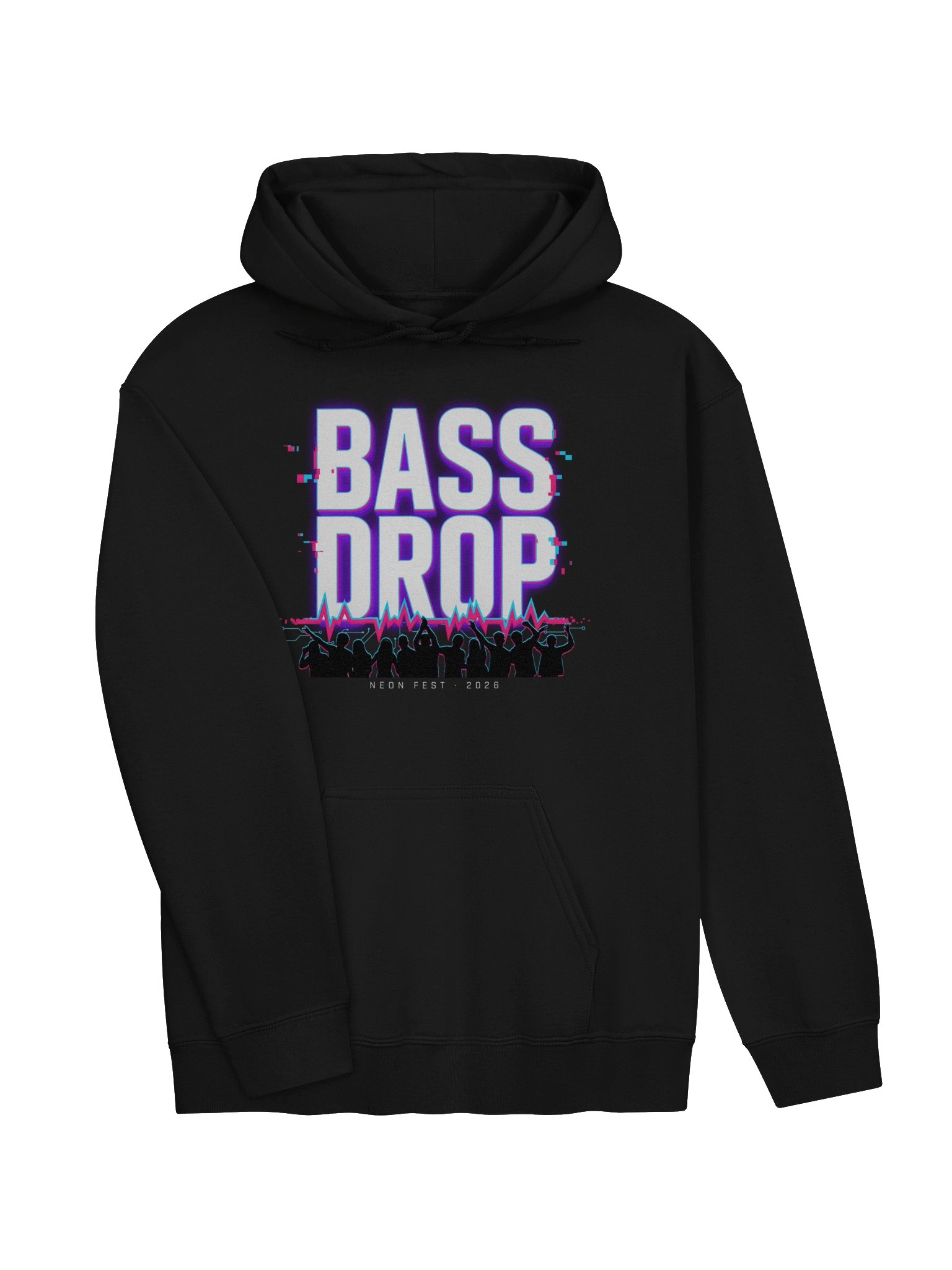 Bass Drop Neon Fest Hoodie product image (23)