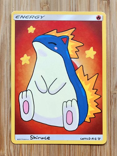And our LAST Pokemon Energy card art for Starlight is this adorable Quilava for Shiruce ⭐️

I have had such a lovely time dra...
