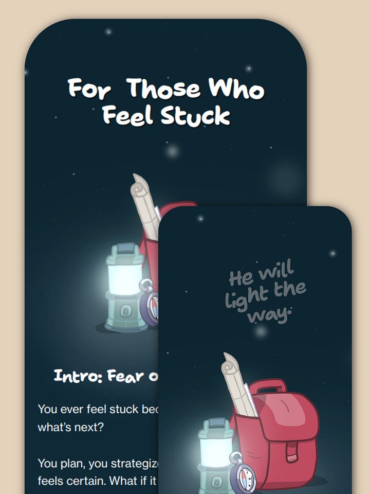 For Those Who Feel Stuck (Proverbs 3:5-6) product image (1)