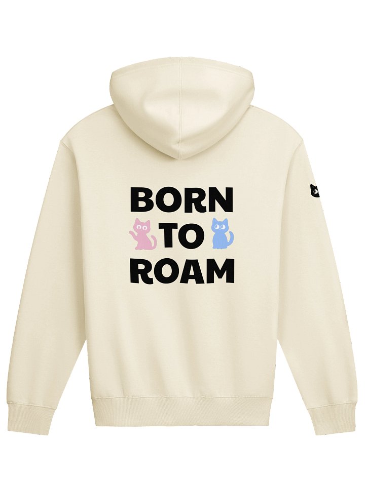 Born To Roam Cream Hoodie product image (2)
