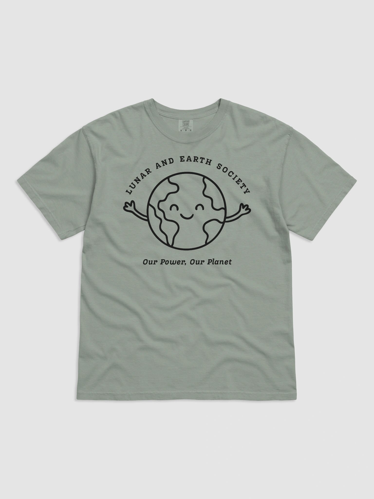 Fun Earth Month Shirt Lunar Earth Society Premium Soft Tee product image (1)