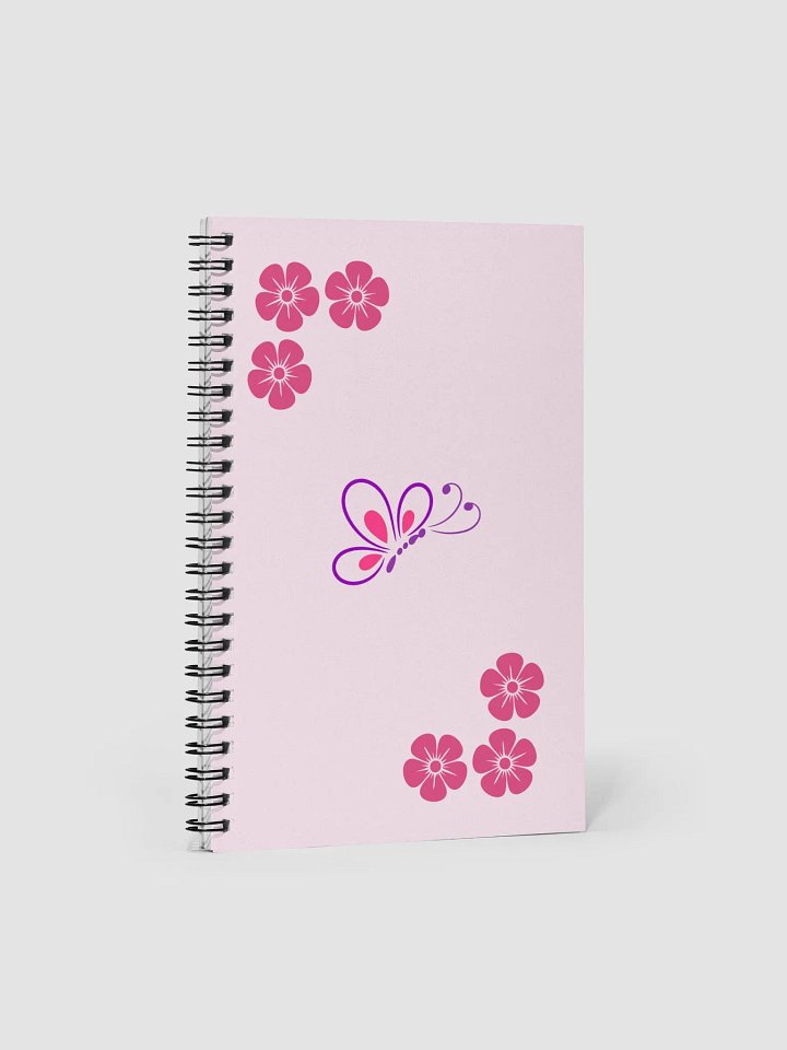 Butterfly Blooms Spiral Notebook product image (1)