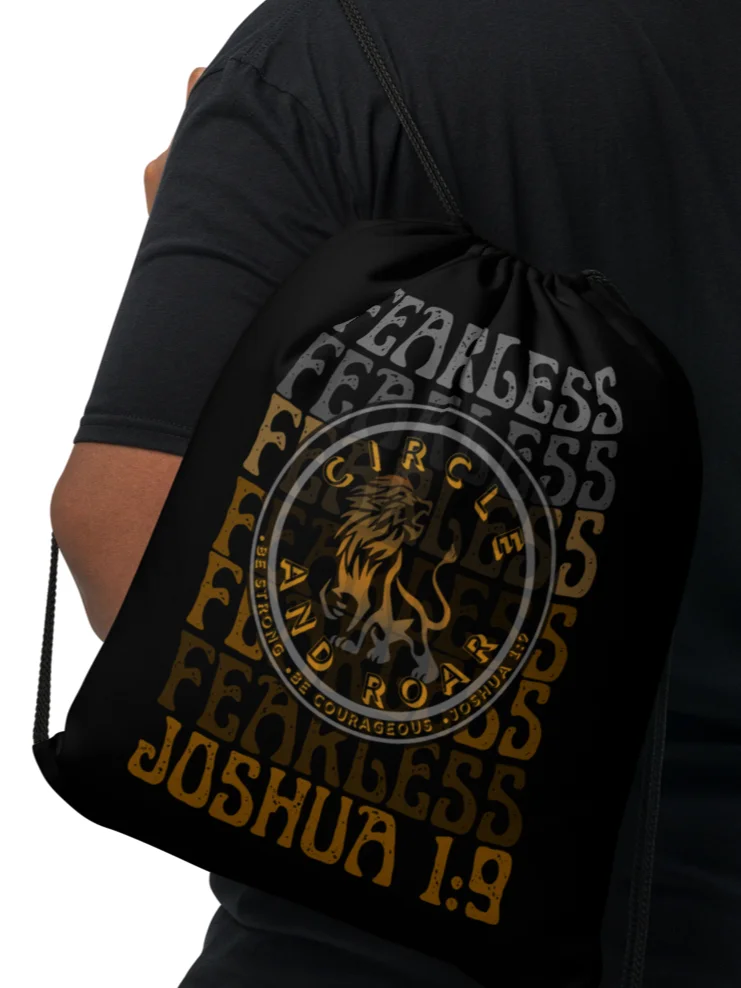 Fearless Lion Drawstring Bag product image (3)