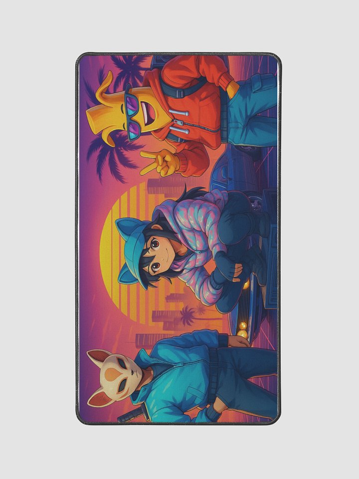 Neon Drift: Fortnite Cyberwave XXXL Mouse Pad product image (1)