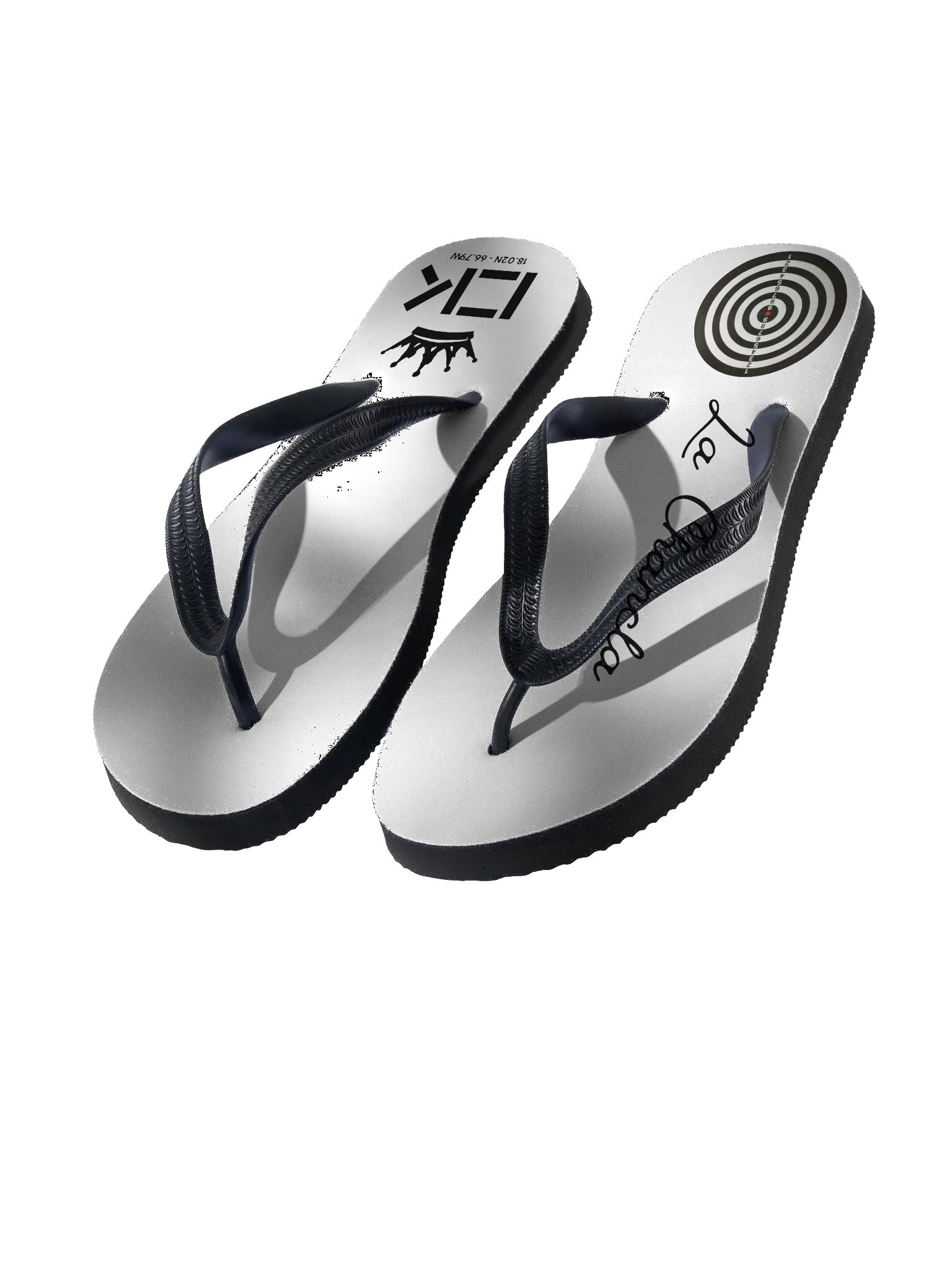 Bullseye Flip-Flops by CarlyKing product image (1)