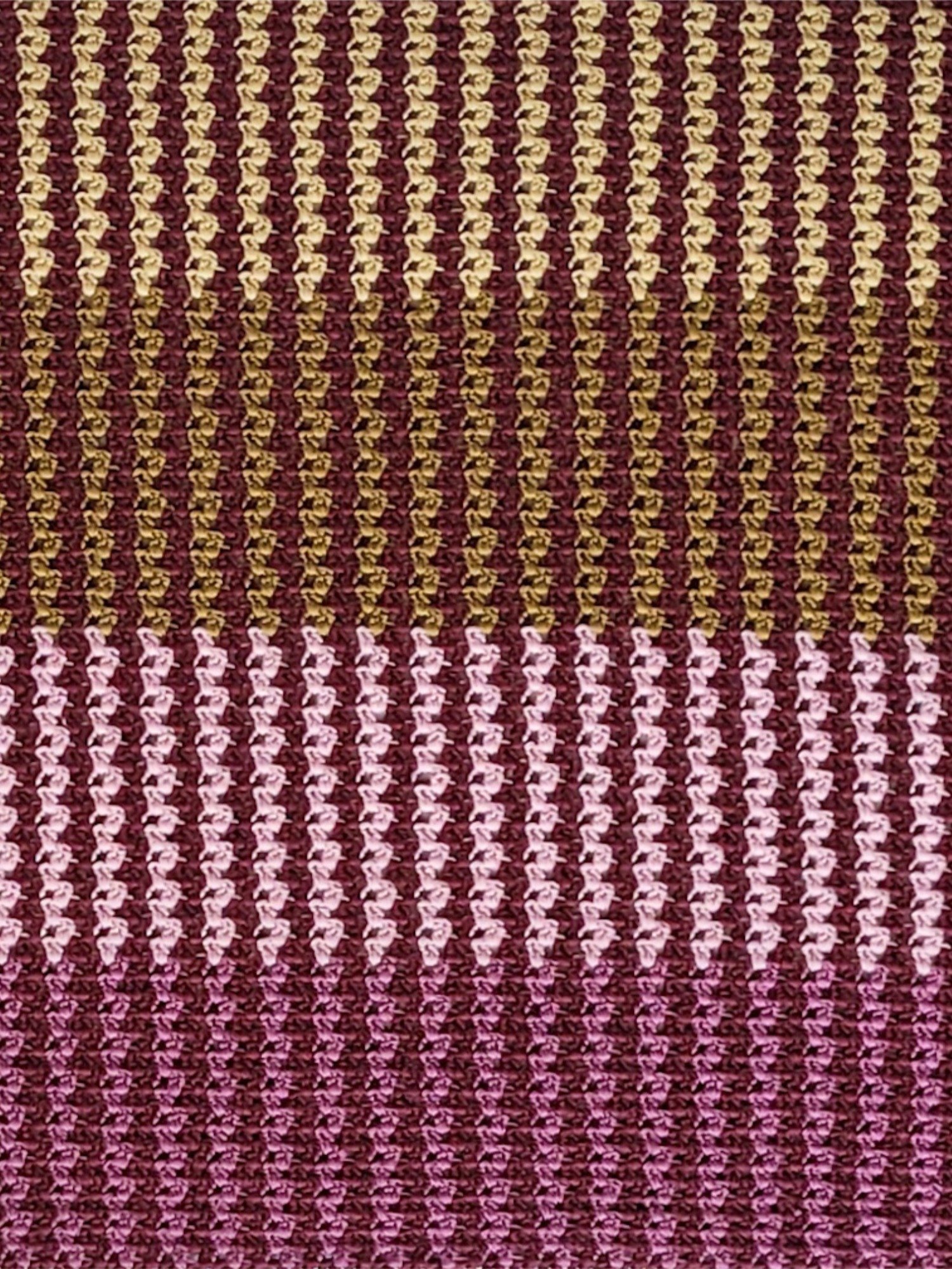 Shadow Plaid Wrap Crochet Pattern product image (8)