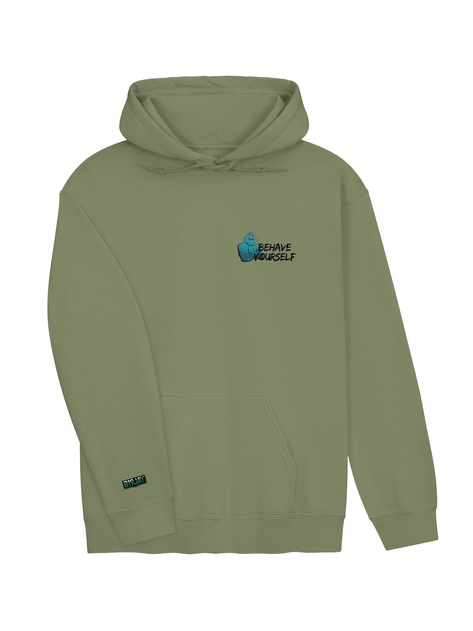 Behave Yourself Black Hoodie product image (23)