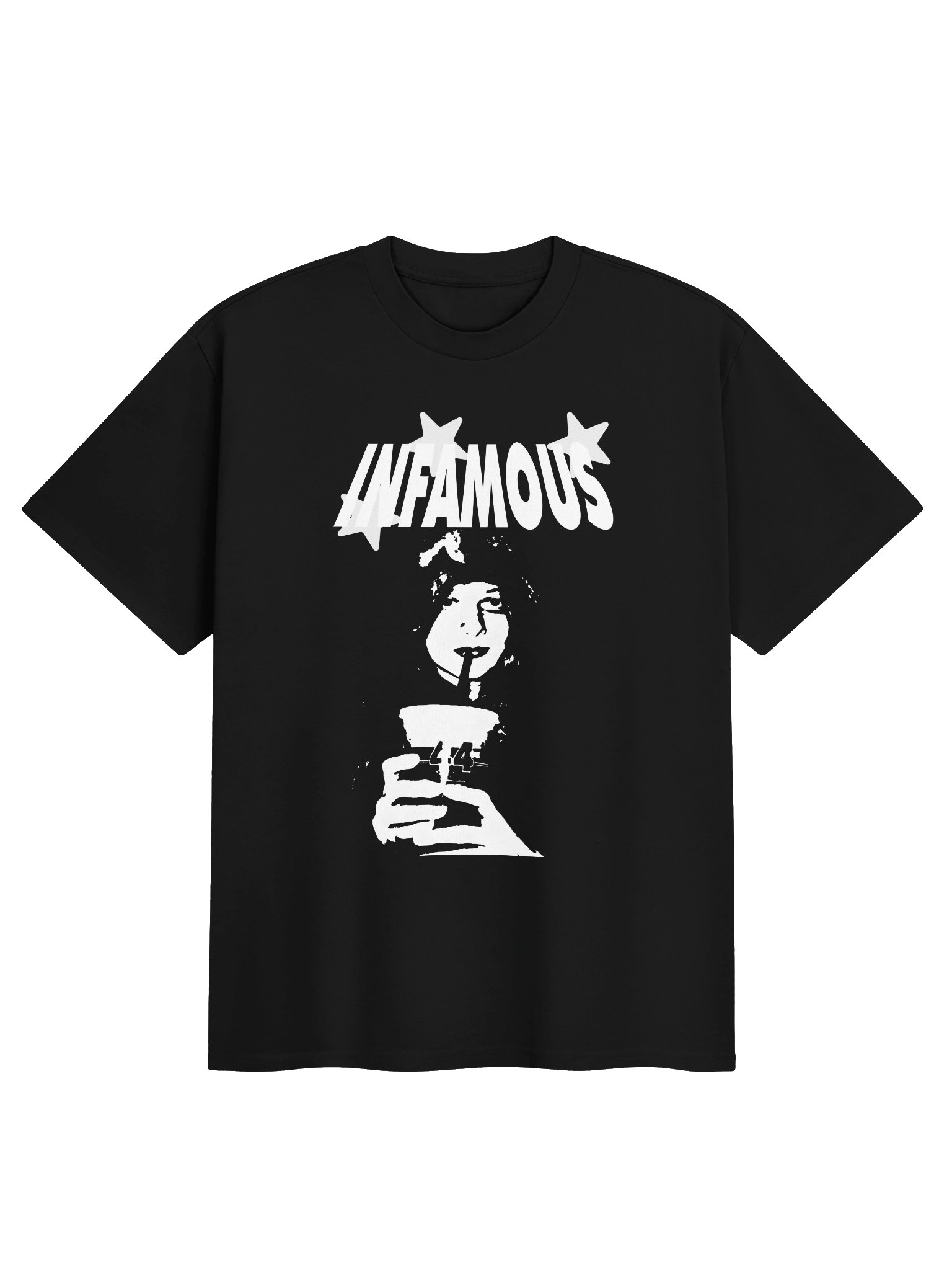 INFAMOUS STAR TEE BLACK product image (1)