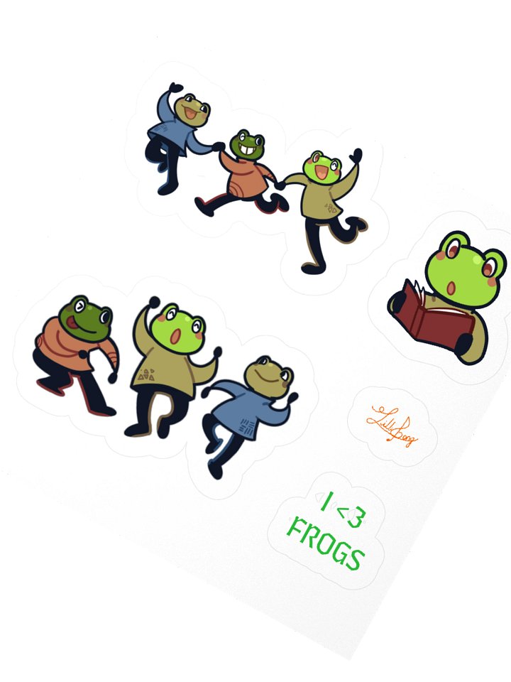 Frog Stickers product image (2)