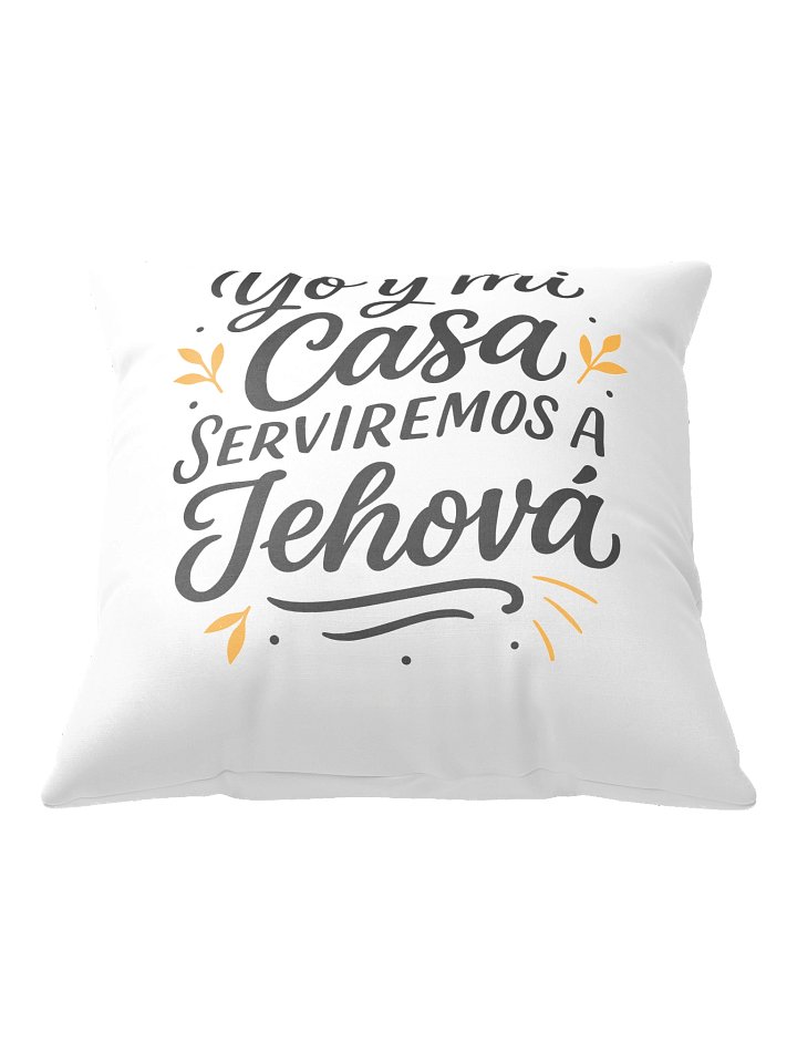 Christian Pillow (Spanish) – Joshua 24:15 “Yo y mi casa” product image (1)