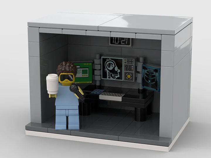 Radiology Reading Room MOC Instructions (90 pieces) + 4K Images (DIGITAL PRODUCT) product image (2)