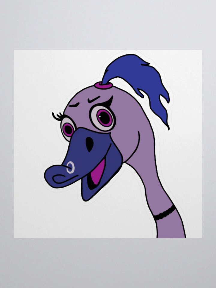 Emo Goose Kiss-Cut Stickers product image (1)