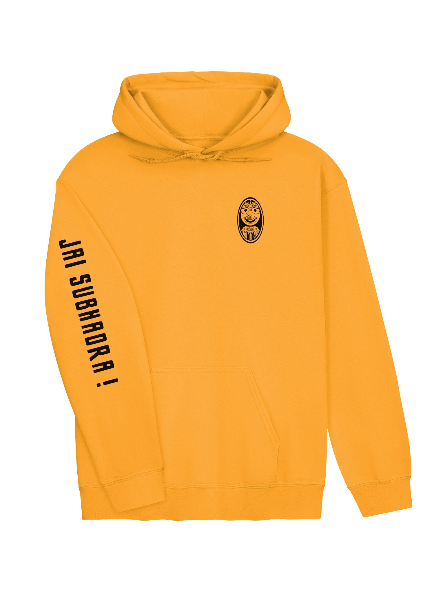 subhadra hoodie - black artwork product image (3)