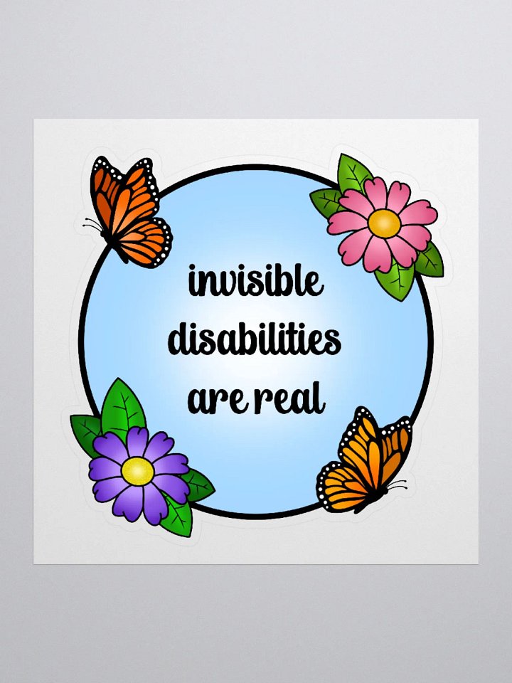 Invisible Disabilities Sticker product image (1)