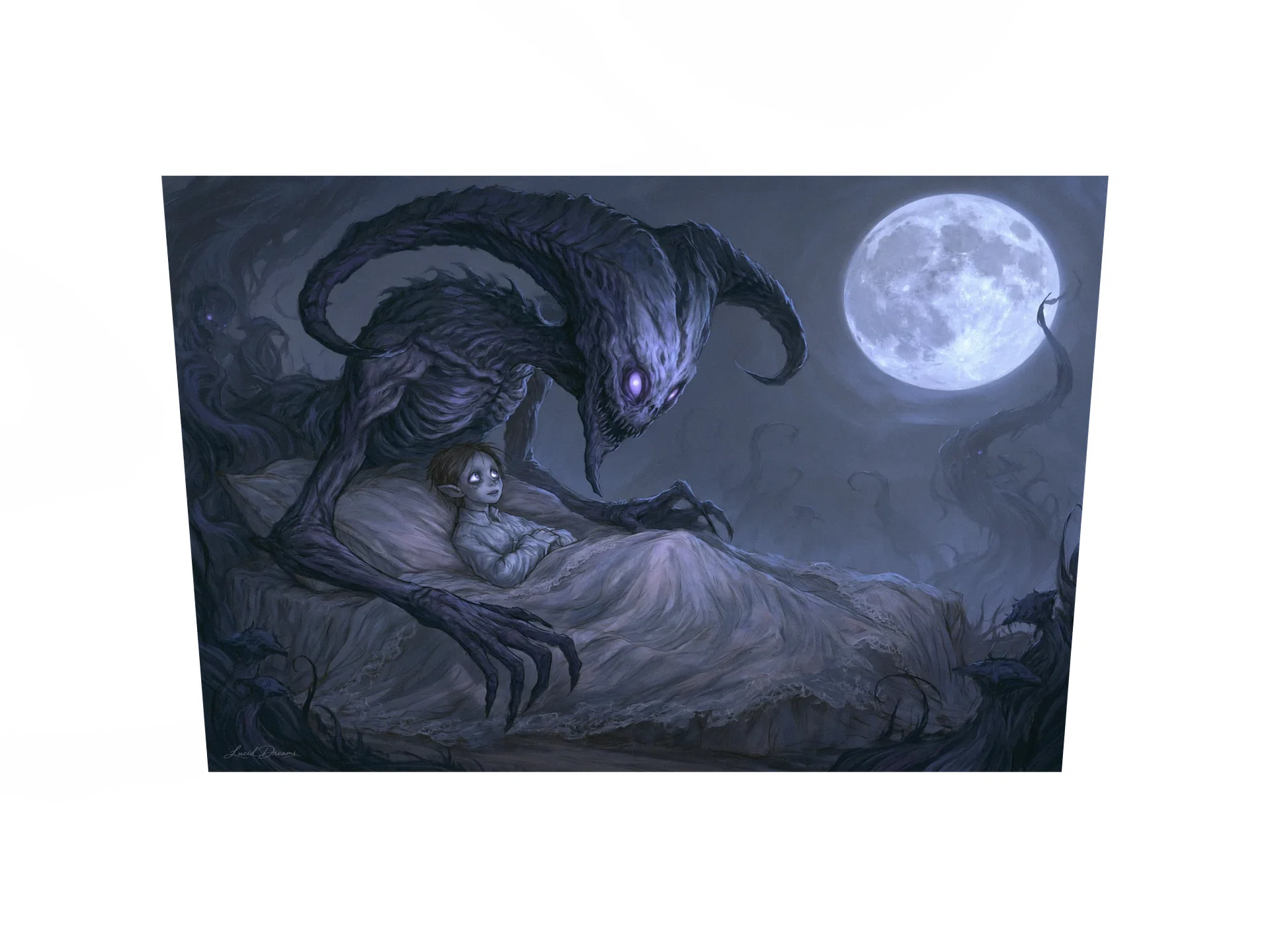 Bedside Monster Art Print — The Bedside Nightmare product image (2)