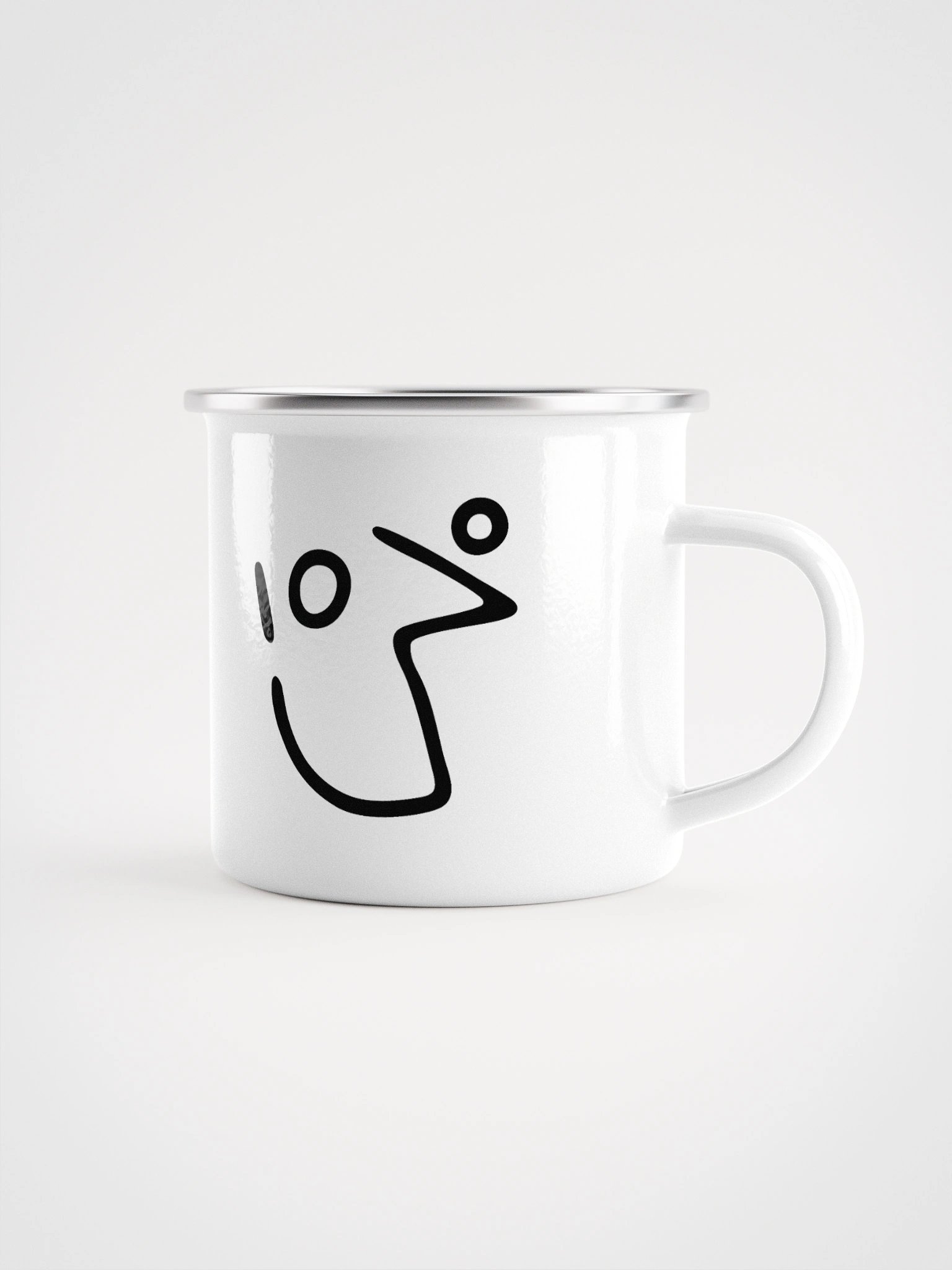 1030 logo enamel mug product image (1)