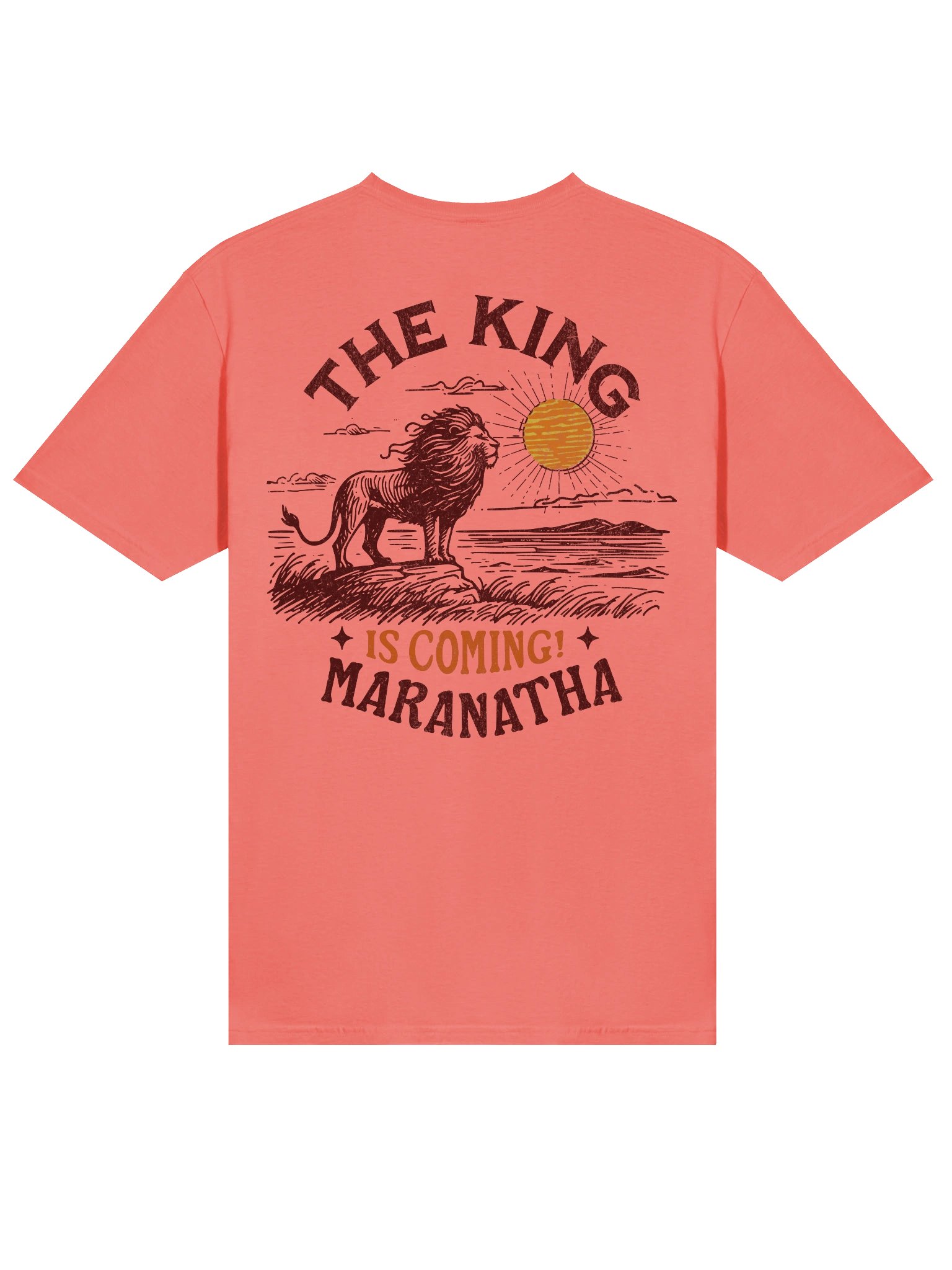 Maranatha, The King Is Coming Men's Tee - Front & Back product image (5)