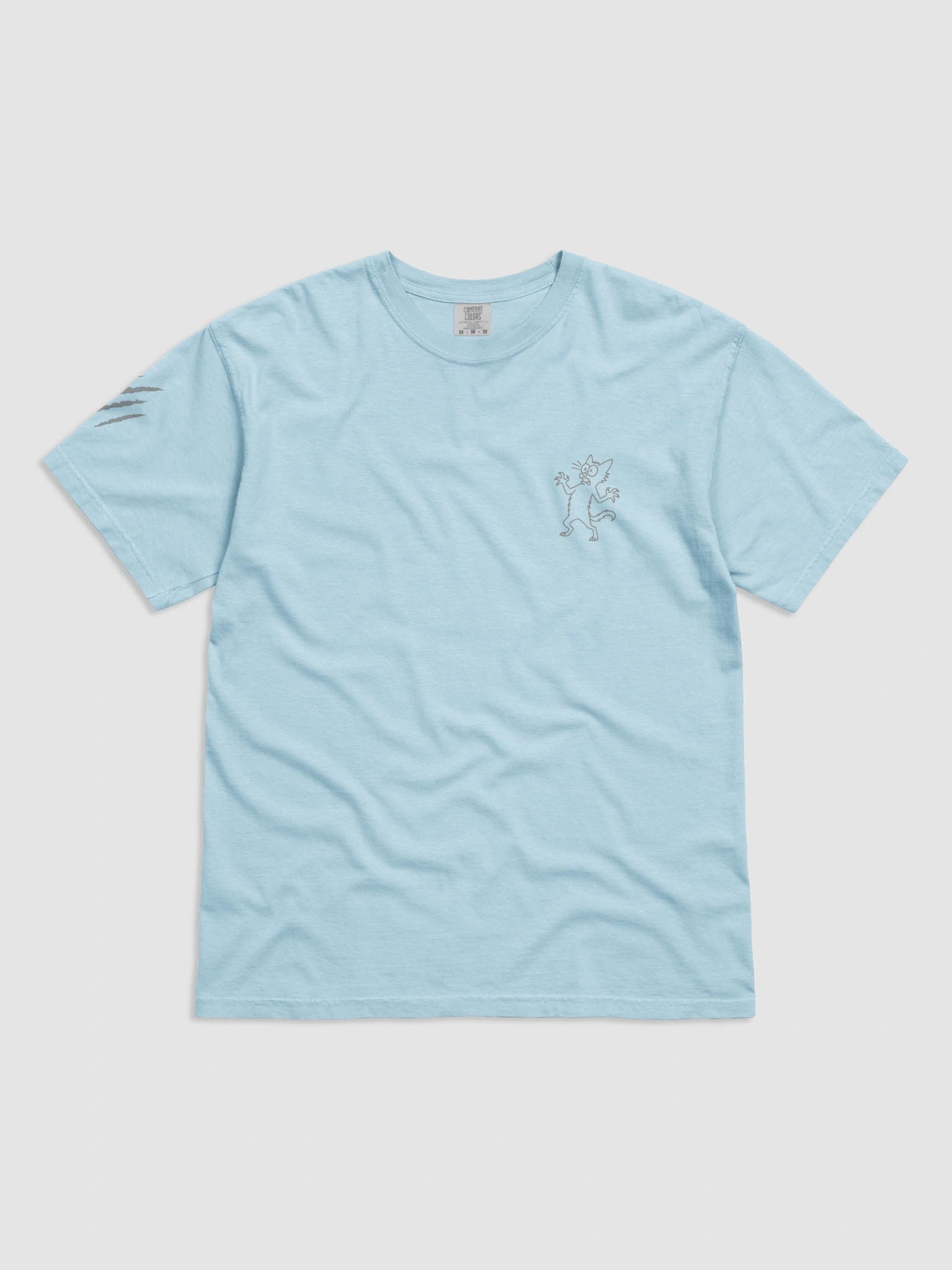 Jagged Comfort: Garment-Dyed T-Shirt product image (22)
