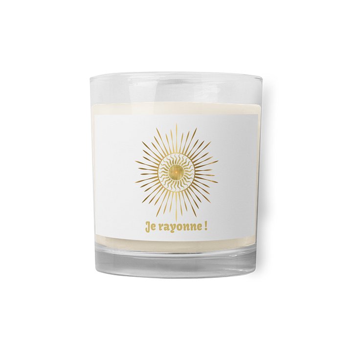 ​✨ Bougie "Je Rayonne" : Affirmation & Éclat Solaire product image (1)