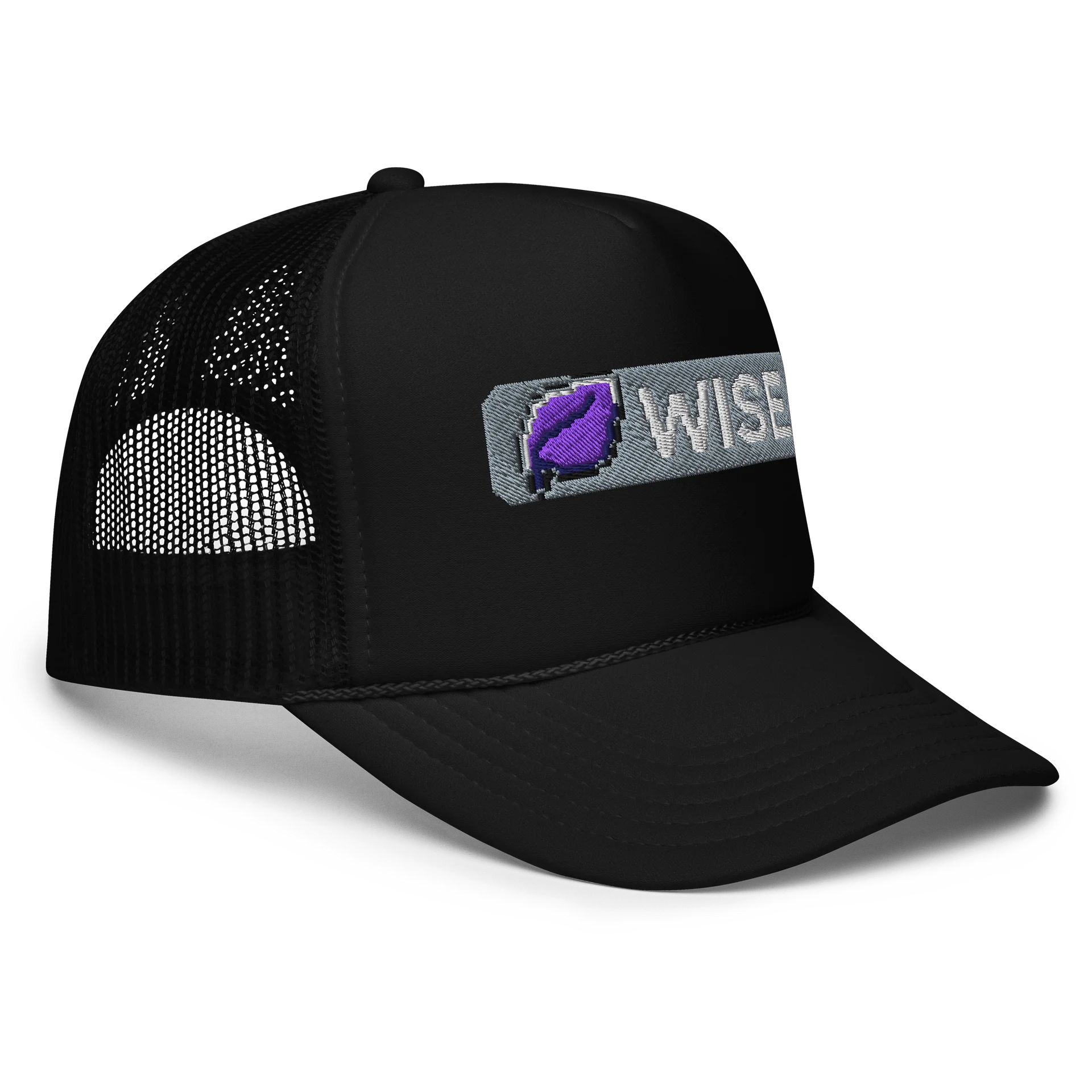 Grape Squad Tag Embroidered Trucker Hat product image (3)