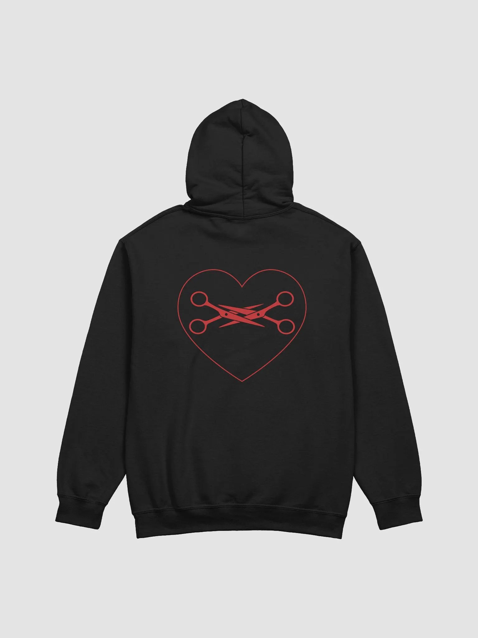 Scissors Love - Valentine's Day - Hoodie (Back) product image (6)