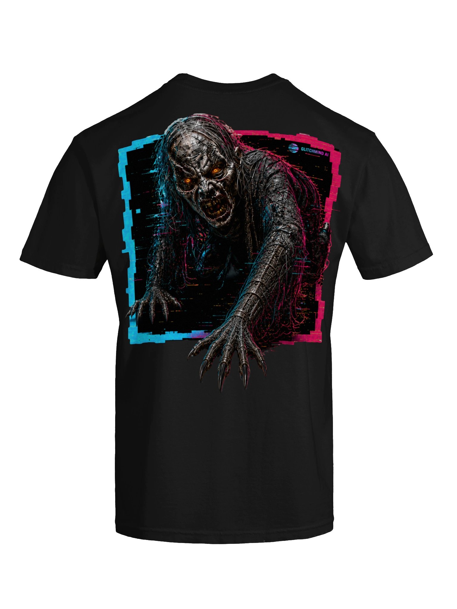 GlitchMind AI — Don’t Let It Crawl Out Tee product image (7)