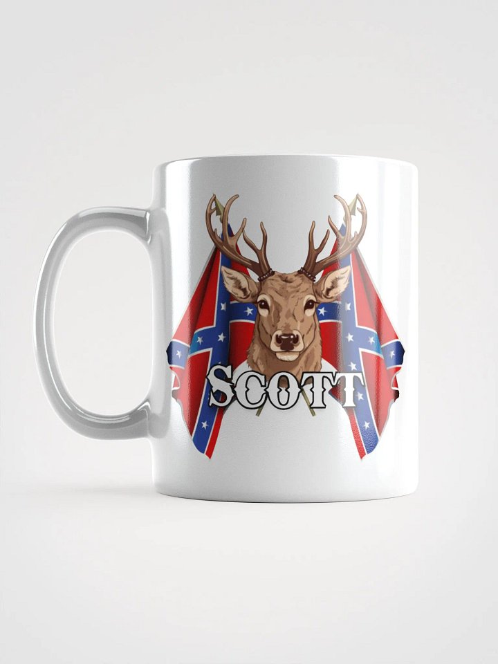 "Scott" Rebel Redneck Deer - White Mug product image (2)
