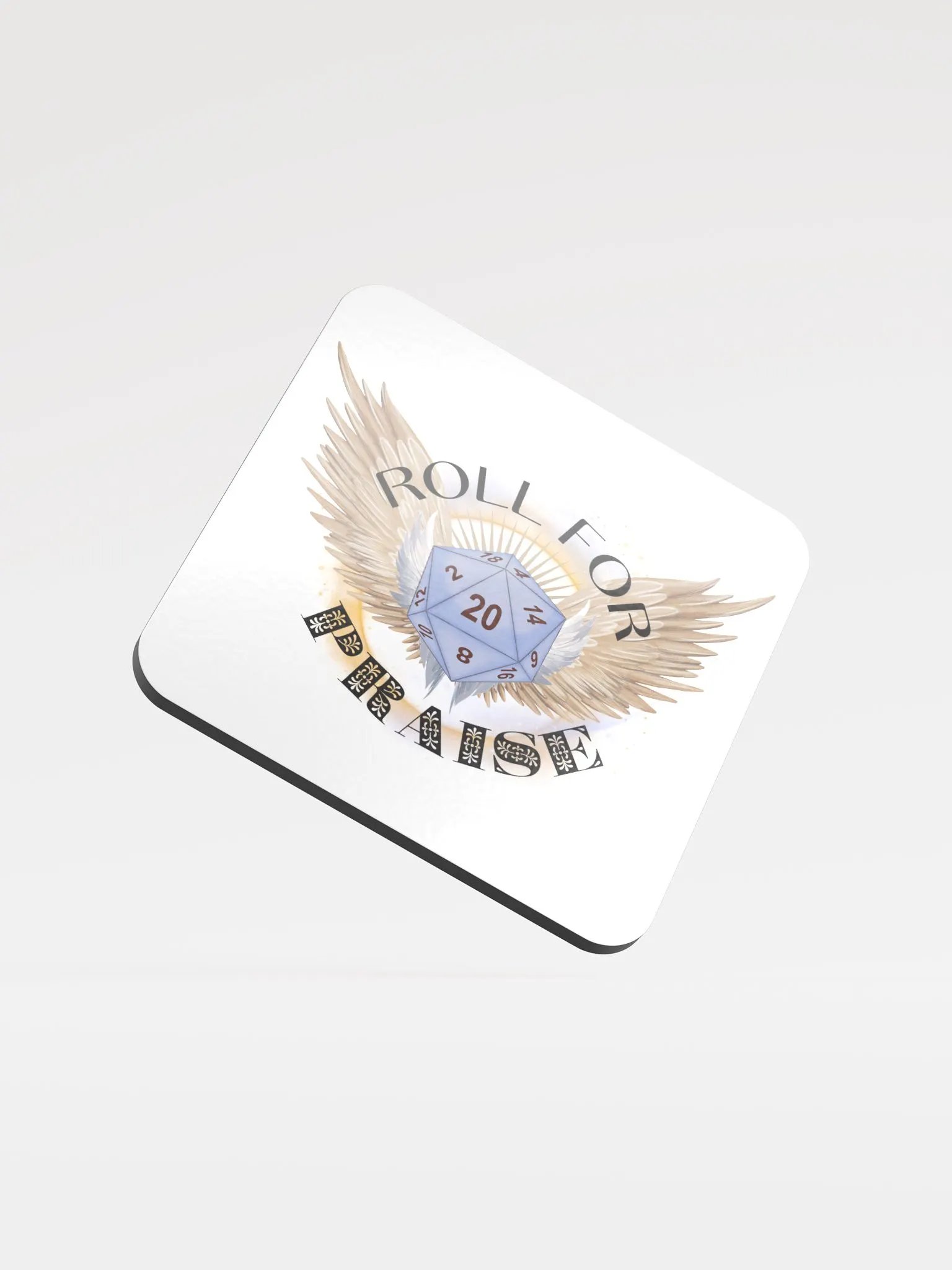 Roll for Praise coaster product image (2)