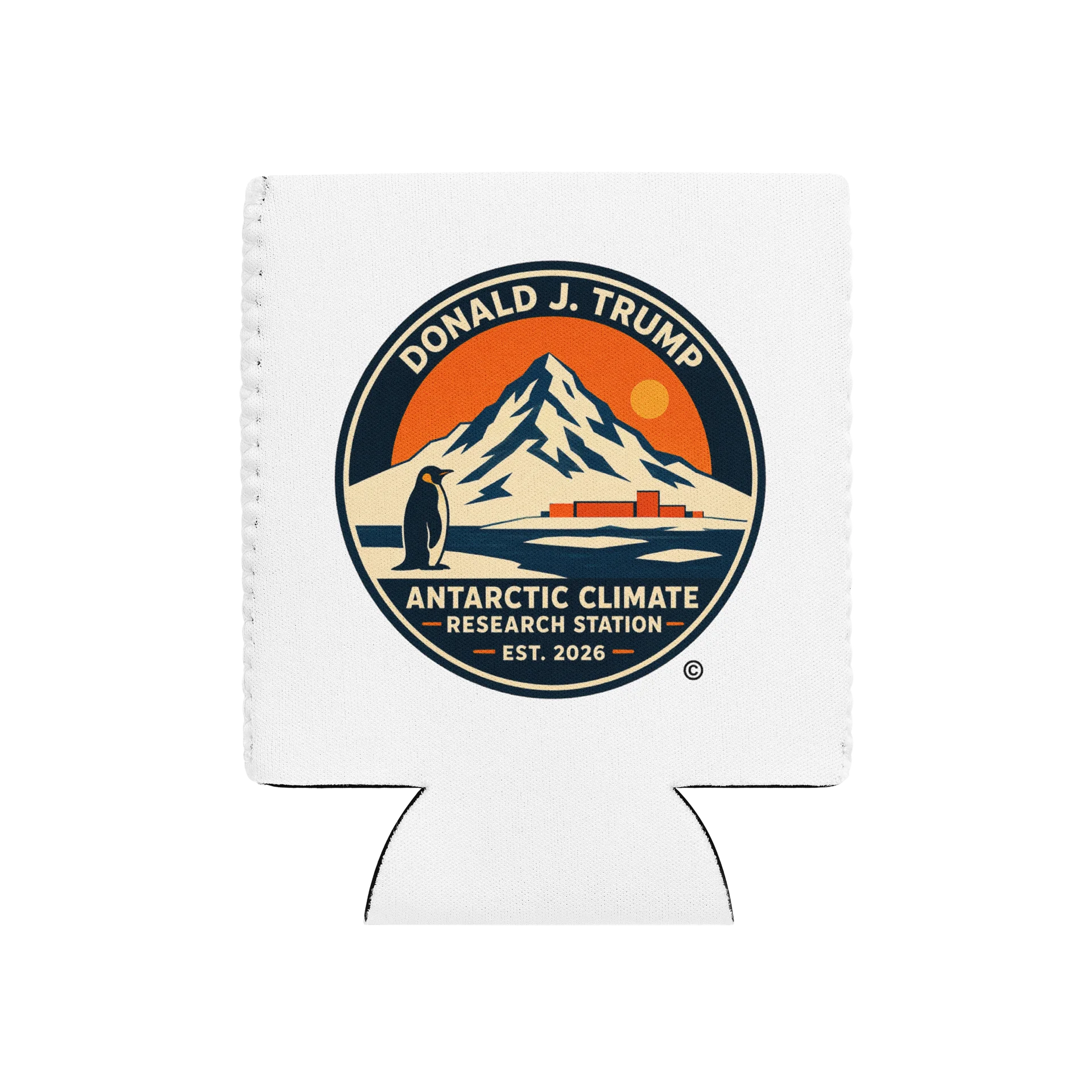 Coozie Can Cooler - Donald J. Trump Antarctic Climate Research Station™ product image (1)