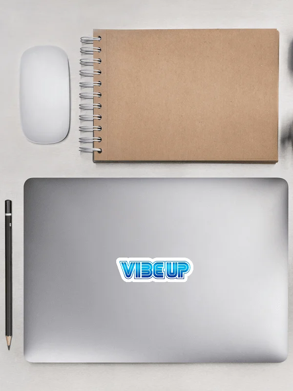 VIBE UP die-cut sticker product image (2)